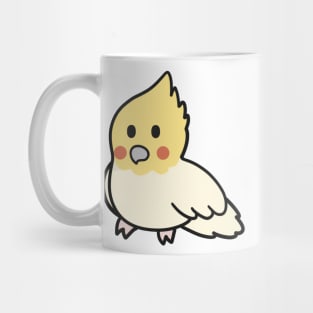 Cute Lutino Pearl Cockatiel Mug